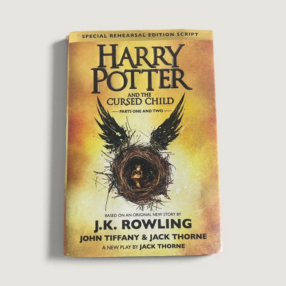 Harry Potter Cursed Child 1st Ed 3rd Print Special Rehearsal Script Hardcover